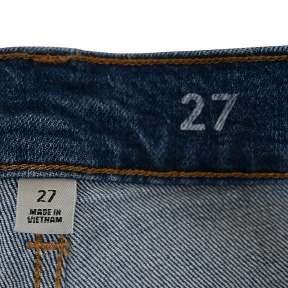 J. Crew Women's 27 Classic Straight Cropped Raw Hem Jean - Picture 9 of 10